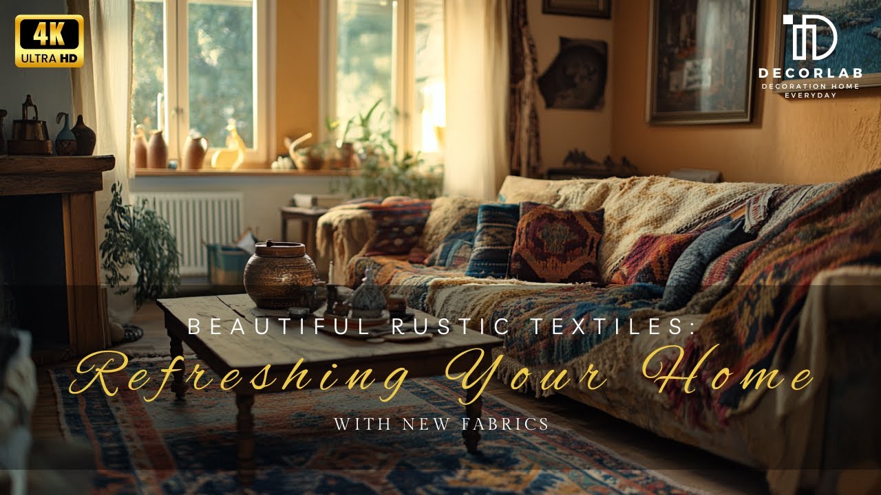 Beautiful Rustic Textiles: Refreshing Your Home with New Fabrics