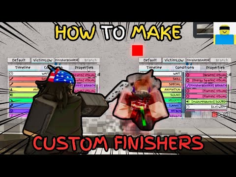 HOW TO MAKE CUSTOM FINISHERS USING SKILL BUILDER IN JUJUTSU SHENANIGANS (JJS) 