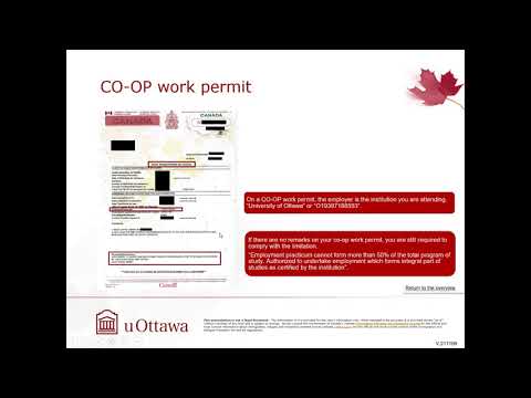 14-Applying for a CO-OP Work Permit Tutorial