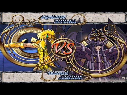 (PS2) Saint Seiya: The Hades - Aquarius Hyoga Vs Garuda Aiacos Gameplay