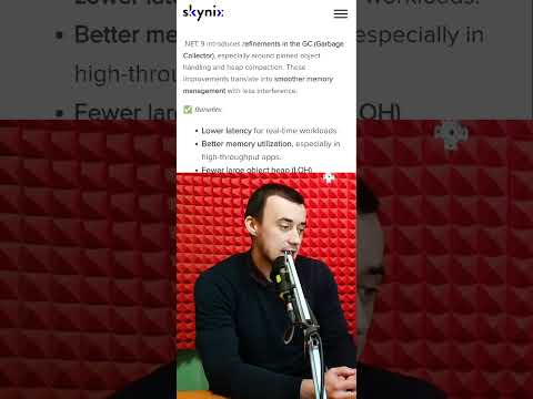 .NET 9 GC just got smarter! Less latency, better memory use #dotnet9 #gc #performance