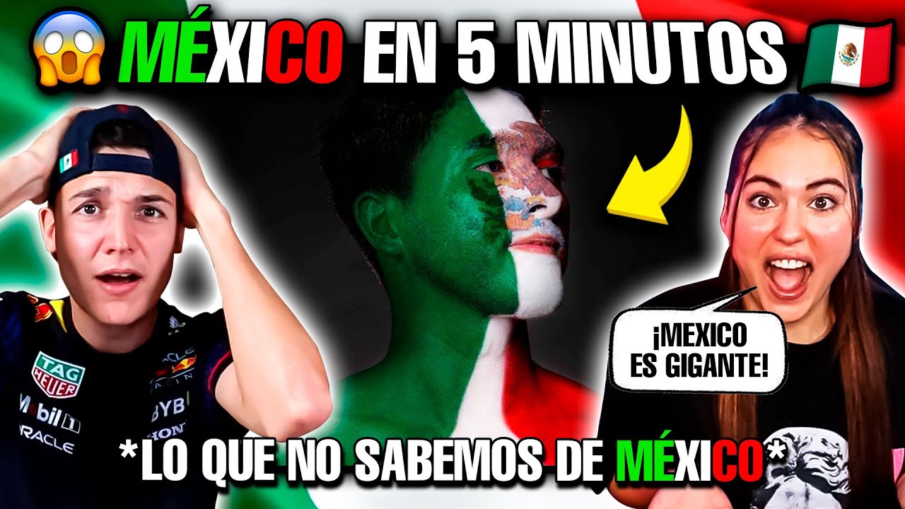 🇪🇸 ESPAÑOLES REACCIONAN a MEXICO en 5 MINUTOS 🇲🇽 **el MEJOR PAÍS del MUNDO!!!!**