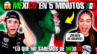 🇪🇸 ESPAÑOLES REACCIONAN a MEXICO en 5 MINUTOS 🇲🇽 **el MEJOR PAÍS del MUNDO!!!!**