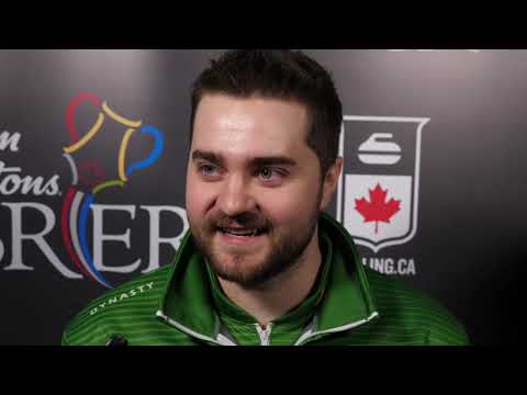2020 Tim Hortons Brier - Media Scrum - Draw 10