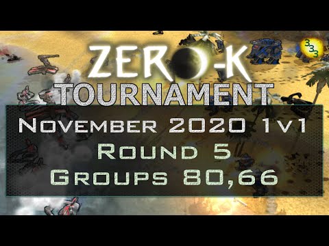 2020/11/21 1v1 Tournament - Swiss Round 5 - Zero-K