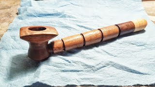 How to Make a Wood Pipe On a Lathe