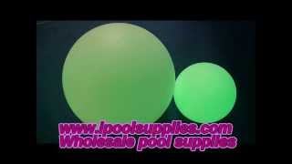 Floating lights for swimming pool and spas.  Color changing, waterproof and rechargeable