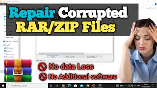 How to repair corrupted RAR / ZIP file || Repair corrupted Archive files || Tech MatriX