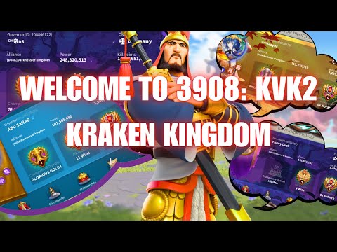 Kingdom 3908 is STACKED |  Whale & Kraken KvK2 | Rise of Kingdoms[ 2026]