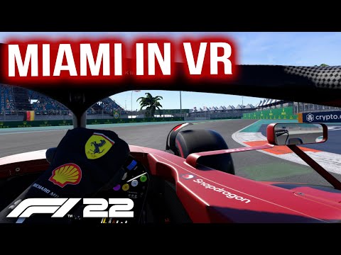 VR Gameplay - Miami Circuit In 4K de F1 22