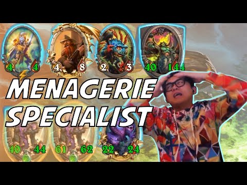 World's #1 Menagerie Specialist?! - Hearthstone Battlegrounds