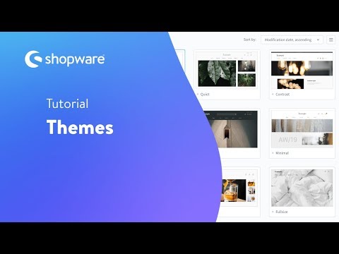 [DE] Shopware 6 User Onboarding - Themes