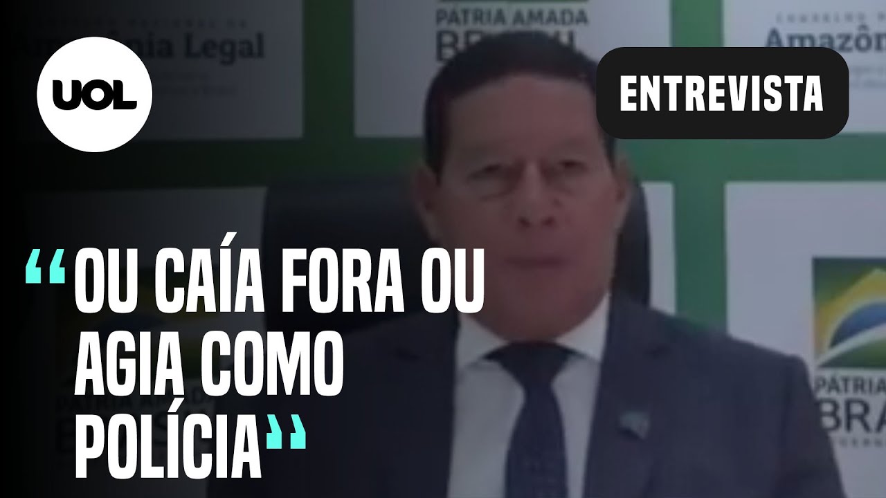 Mourão sobre mortes no Jacarezinho: 'Ou caía fora ou agia como polícia'