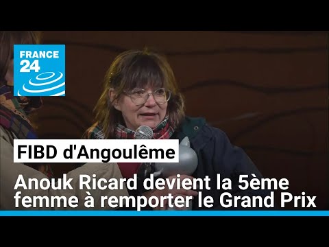 La Française Anouk Ricard remporte le grand prix de la BD du festival d'Angoulême | AFP