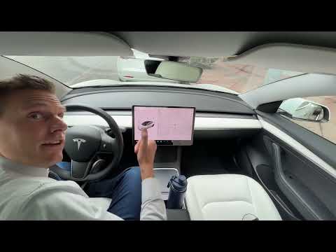 How to use Tesla Autopark to automatically parallel park