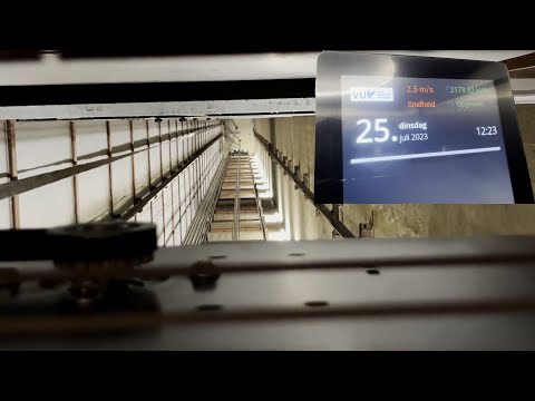 2,5 m/s HIGH-RISE ELEVATORS! 8 Ascenseurs des 60's et 70's modernisés @ Amsterdam, Pays-Bas