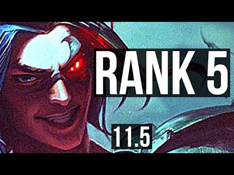 KAYN vs LEE SIN (JUNGLE) | Rank 5, 14/1/5, Legendary | TR Challenger | v11.5