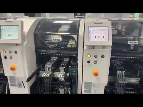 Panasonic NPM-D3 machine just in customer’s factory online producing