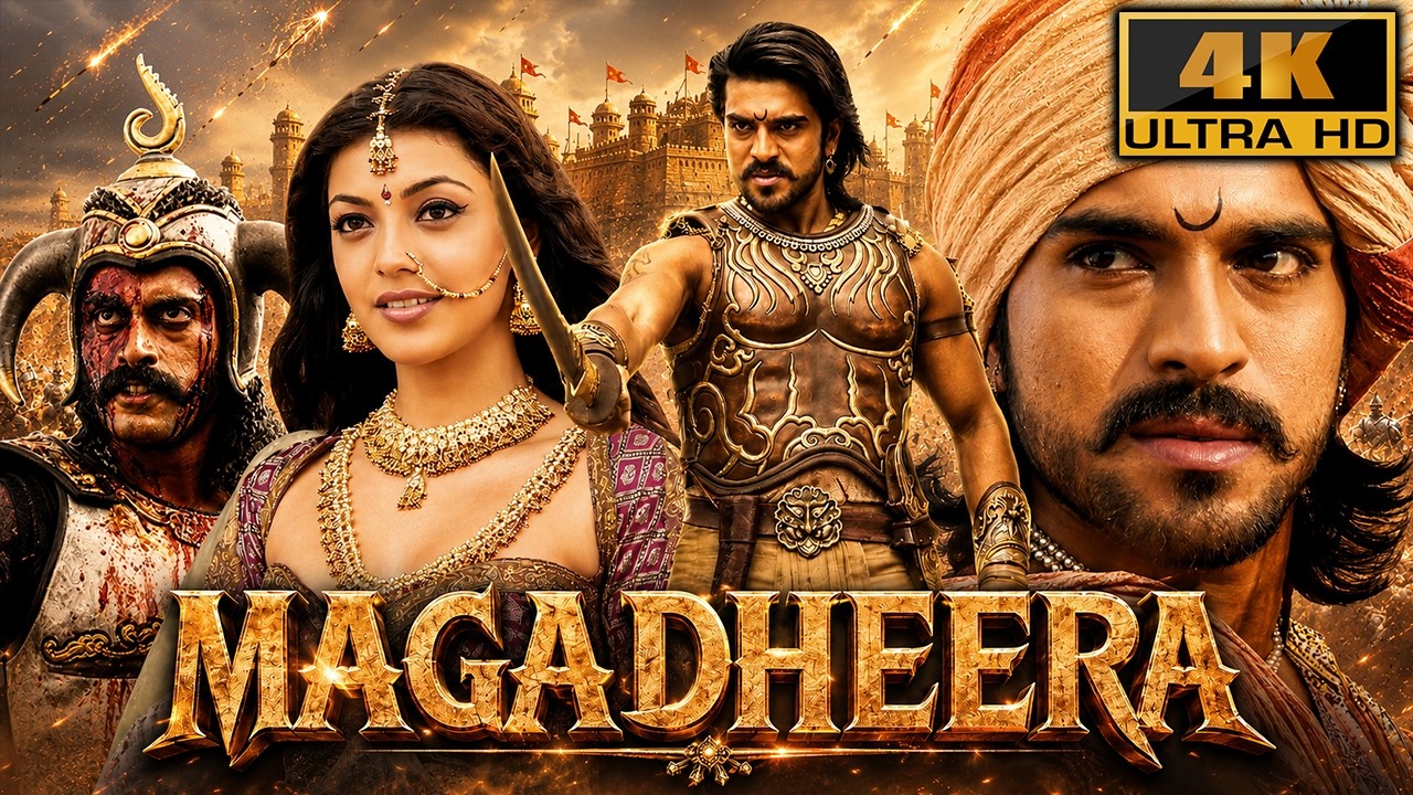 Magadheera (4K ULTRA HD) Hindi Dubbed Full Movie | Ram Charan, Kajal Aggarwal, Dev Gill