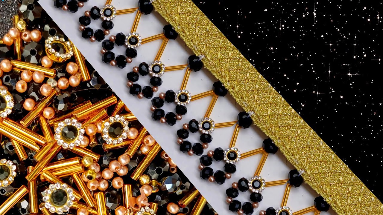 Learning how to embroider with just a few pieces of material#DIY❤️⚘️❤️