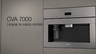 Miele Cómo limpiar la salida central de la máquina de café CVA 7000  anuncio