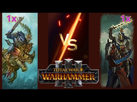 Can Blessed Horned Ones Beat Grail Guardians in Total War: Warhammer 3?