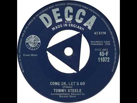 UK New Entry 1958 (170) Tommy Steele - Come On, Let's Go