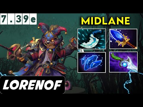 Lorenof Pangolier Midlane - Dota 2 Patch 7.39e Pro player Full Gameplay