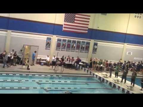 Paige Rice 100yd freestyle NIC 2019