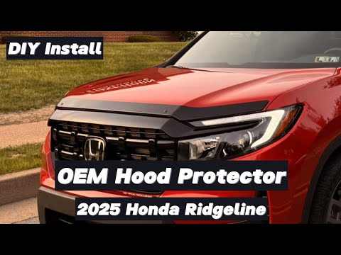 DIY Install - OEM Hood Protector - Honda Ridgeline