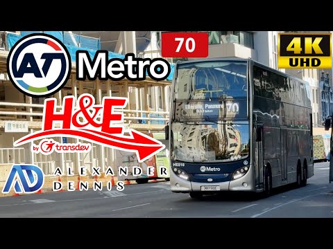 [Auckland Transport H&E Bus: 70 City Centre to Botany, Newmarket, Remuera & Ellerslie] Enviro500MMC