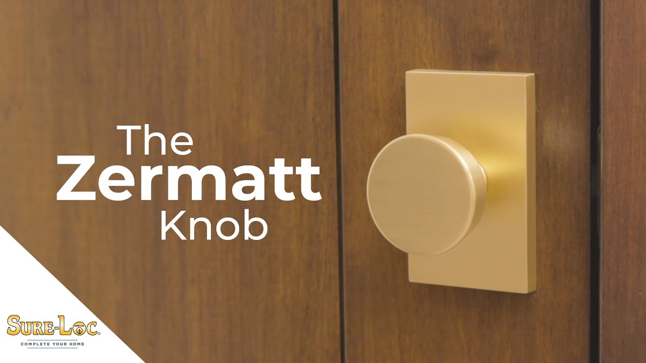 Introducing the Zermatt Knob by SureLoc Hardware