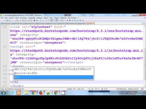 Bootsrap4 4 | Display Headings By Pankaj Panjwani | Hindi