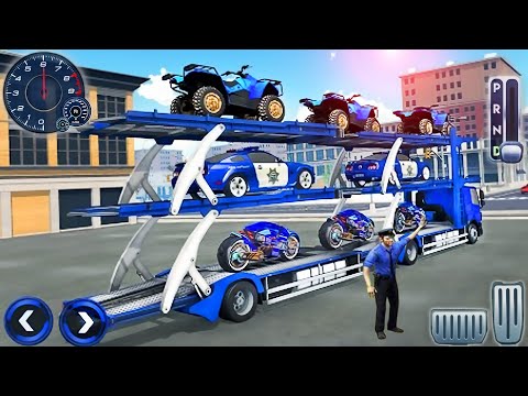 US Police Robot Transportation Simulator - Police Vehicles in Cargo Plane - Android GamePlay