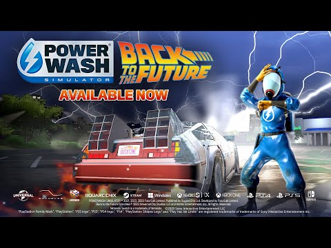 PowerWash Simulator Back to the Future Special Pack Launch Trailer thumbnail