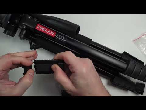 KINGJOY Kamera Stativ 185cm, Einfach, stabil, durchdacht, vielseitig