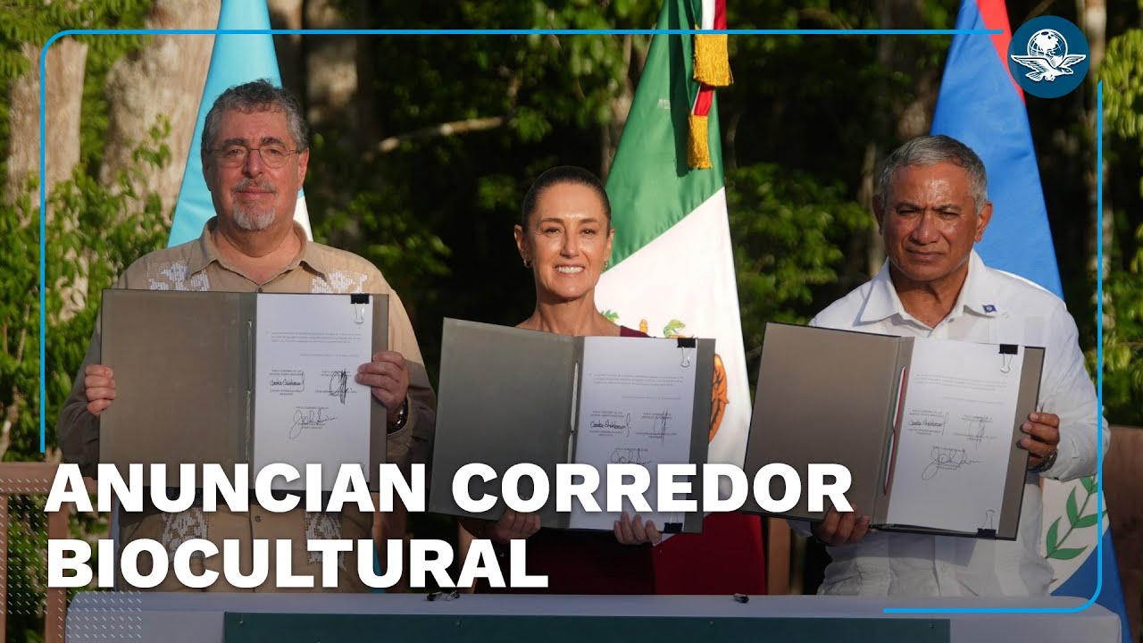 México, Guatemala y Belice anuncian Corredor Biocultural para proteger la selva