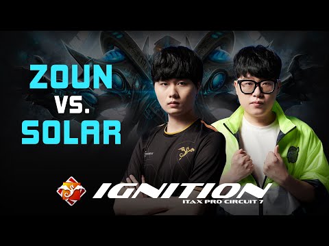 StarCraft 2 - ZOUN vs SOLAR! - ITaX Pro Circuit 7 | Finals