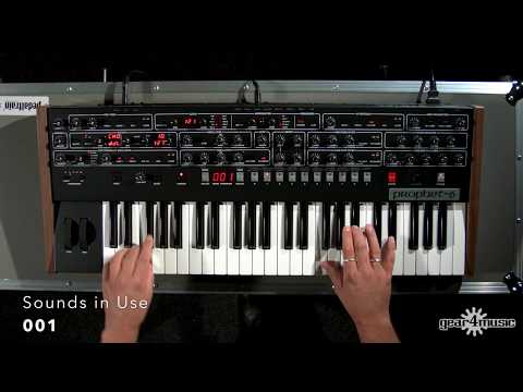 Sequential Prophet 6 6-Voice Analog Synthesizer | Gear4music demo