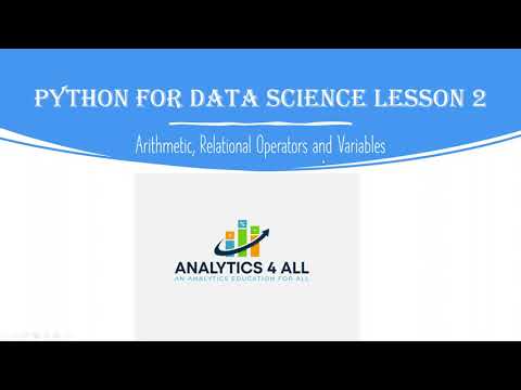 Python For Data Science Lesson 2