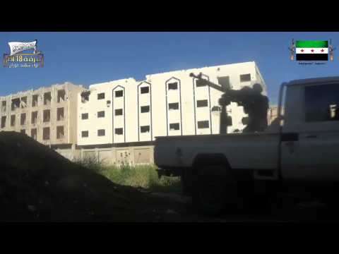 استهداف أحد نقاط النظام في درعا المحطة من قبل لواء شهداء حوران