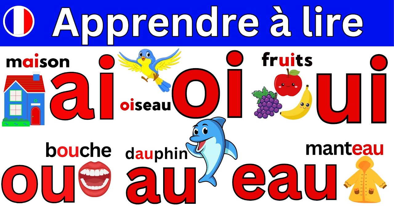 Français facile | Apprendre à lire | Lecture syllabique| Cp | تعلم اللغة الفرنسية | Read French