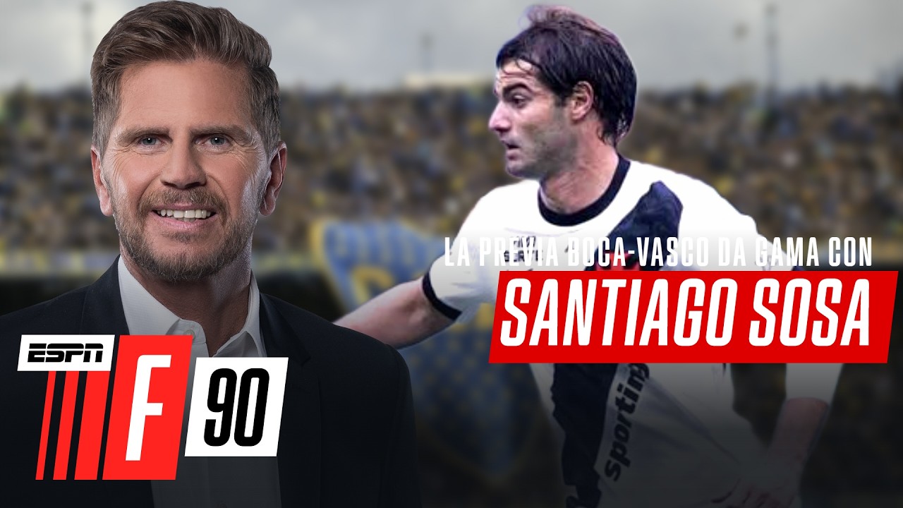 "ME DUELE LO QUE ESTÁ PASANDO EN RACING" EN LA PREVIA AL BOCA-VASCO, SANTIAGO SOSA HABLÓ DE TODO