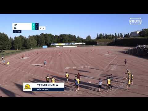 Teemu Nivala lyö kunnarin, 21.08.2020 HP - PuPe