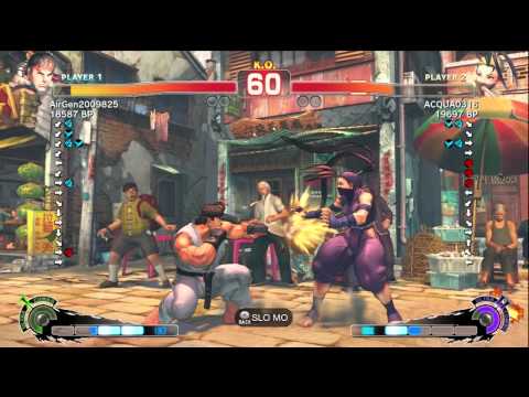 Aqua [Ibuki] vs Air [Ryu] SSF4 Japanese Online Ranked Matches - TRUE-HD Exclusive