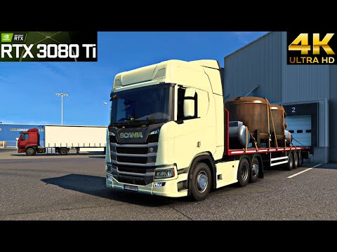 Euro Truck Simulator 2 | Realistic Scania Sound Mod | RTX 3080Ti - PC Gameplay
