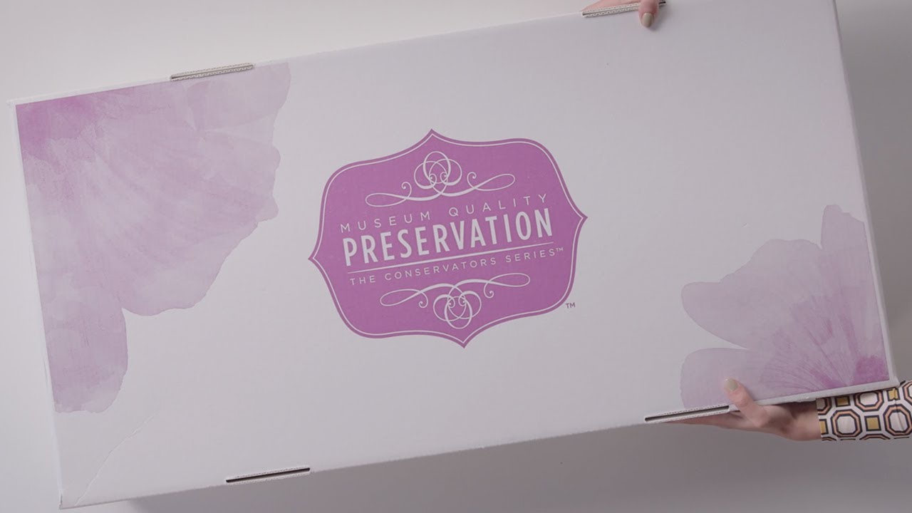 Preserve Your Bridal Gown In A Museum Quality Box Video