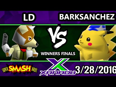 S@X 143 - TF | Barksanchez (Pikachu) Vs. LD (Fox) SSB64 Winners Finals - Smash 64