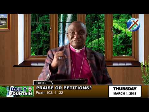 DAILY FOUNTAIN OF MARCH 1 2018 - RT. REV'D. TIMOTHY YAHAYA
