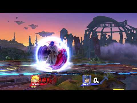 Smash Bros Wii U - Peach "turnip" shenanigans